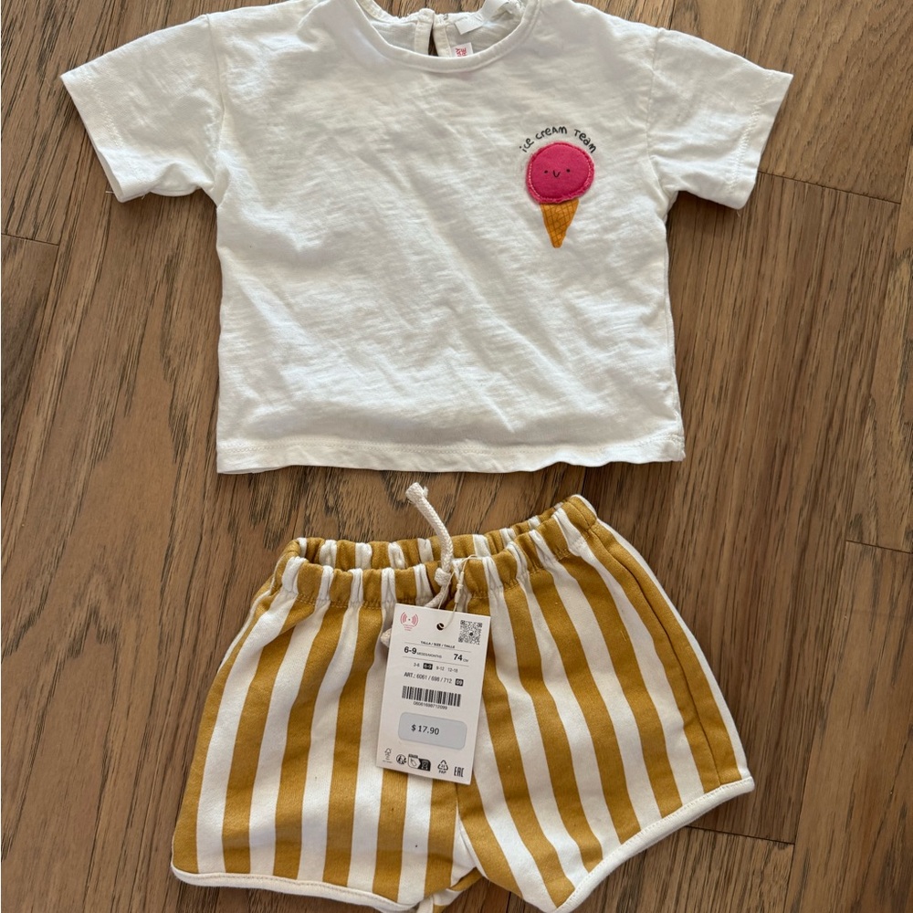 Zara shorts set
